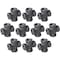 Ironwerks Designs 1/2" Black Hose Pipe Fittings, 4PK 1/2-Cross-4 - alternate 3